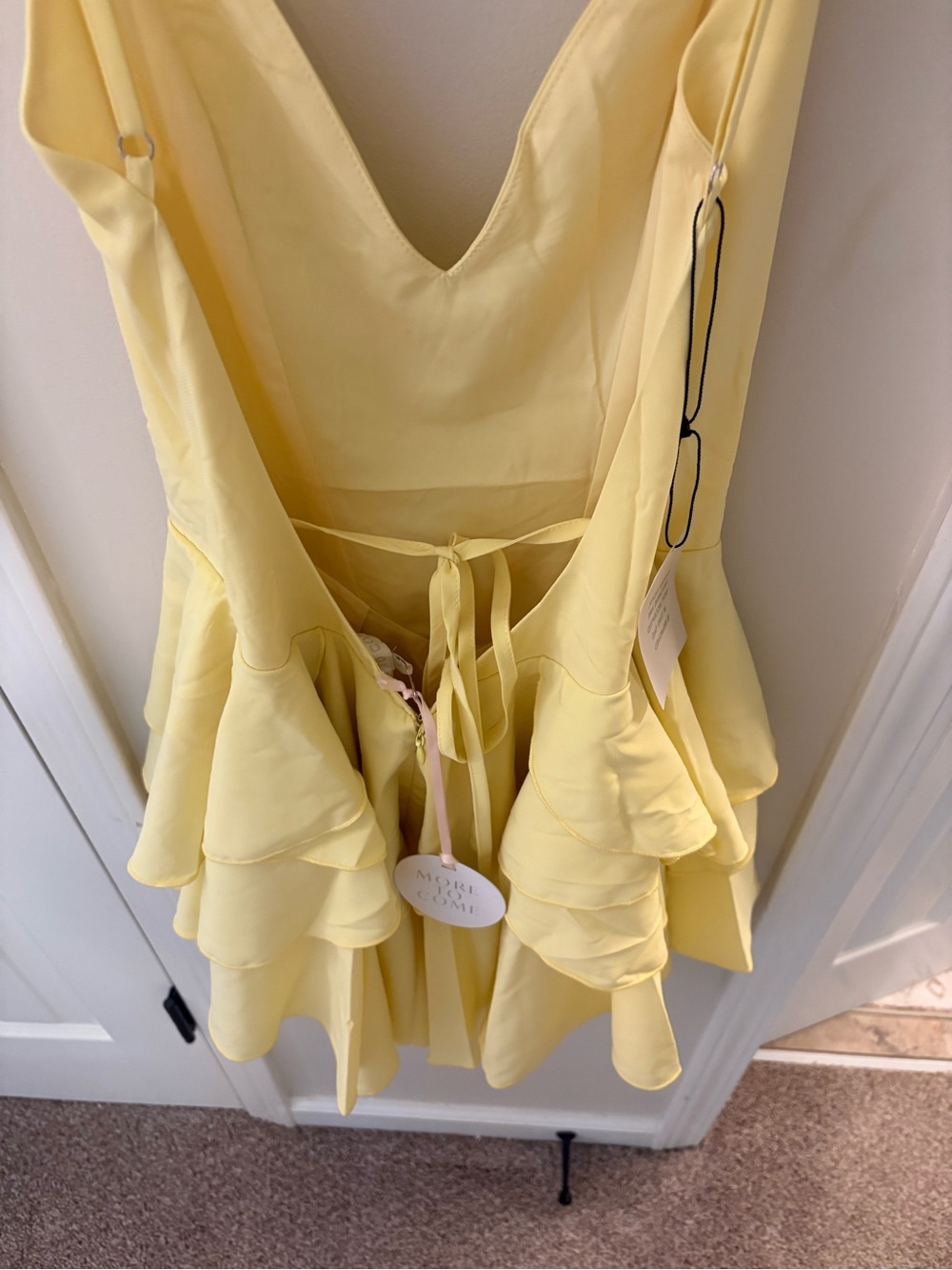 NWT Revolve Yellow Mini Dress - Picture 6 of 7